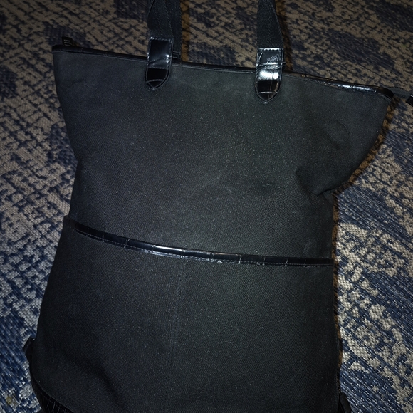 BEIS Black Backpack Bag Convertable with Textured  Handle main image 6